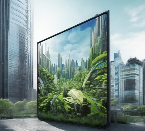 城市户外广告，创意与可持续的未来之思